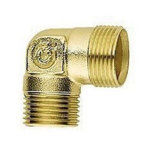 944400 1/2" M x 23 p.1,5 Raccordo curvo maschio CALEFFI - immagine 1