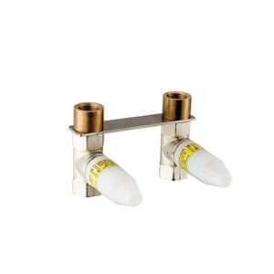 27754.00.000 Parte incasso gruppo doccia da incasso con entrate ed uscite da 1/2" NEWFORM