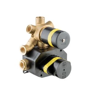 27889.00.000 Corpo incasso per miscelatori termostatici doccia 5 uscite con deviatore 3/4" NEWFORM