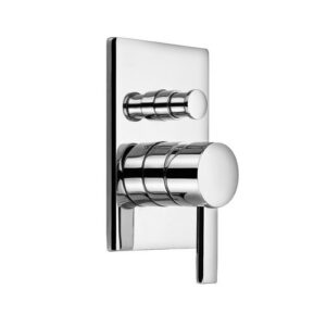 2809 PECOS MISCELATORE DOCCIA INCASSO CON DEVIATORE OTTONE VSA - immagine 1