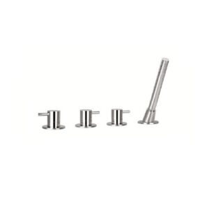 2900.80.207 CANADIAN MISCELATORE VASCA/DOCCIA A 5 FORI A BORDO VASCA OTTONE VSA - immagine 1