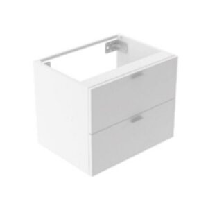 2CCE60BM Mobile bagno sospeso 2 cassetti 60x45xh48cm Volant BIANCO COLAVENE