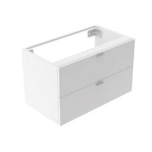 2CCE80BM Mobile bagno sospeso 2 cassetti 80x45xh48cm Volant BIANCO COLAVENE