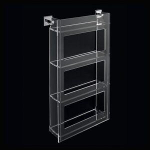 3044-C Scaffale in ottone e plexiglass trasparente 4 piani STAR TL BATH