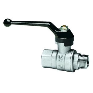 337320NI Valvola a sfera passaggio totale a leva 2" mF RBM - immagine 1