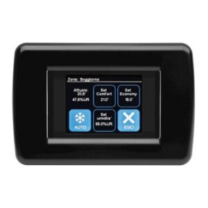 3507.18.02 Terminale remoto per l’interfaccia dei regolatori SET TOUCH BTICINO LIVING NOW NERA RBM