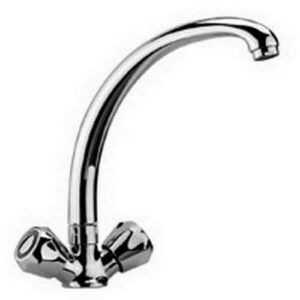 DA182CR Gruppo monoforo lavello canna orientabile 'C' 210 mm DANUBIO PAFFONI - immagine 1