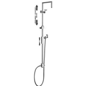 ZCOL615CRX Colonna doccia regolabile SYNCRO PLUS con deviatore PAFFONI