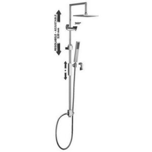 ZCOL626KCR SYNCRO TOP KING Colonna doccia regolabile SYNCRO PLUS PAFFONI