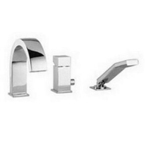 LEC040CR Batteria Rubinetto miscelatore bordo vasca LEVEL PAFFONI - immagine 1