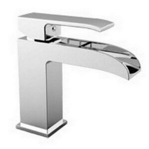 LES065CR Rubinetto miscelatore lavabo a cascata scarico automatico 1'1/4 LEVEL PAFFONI - immagine 1