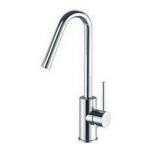 LIG978CR Rubinetto miscelatore lavabo laterale canna girevole Ø20 tonda LIGHT PAFFONI