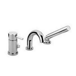 SK047CR Batteria Rubinetto miscelatore bordo vasca con 'Portata maggiorata' STICK PAFFONI