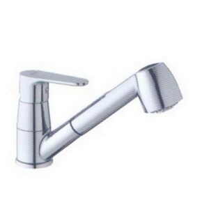 GR183CR Rubinetto miscelatore lavello monoforo con doccetta estraibile GREEN PAFFONI - immagine 1