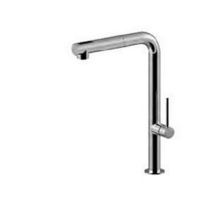 CH985CR Rubinetto miscelatore lavello monoforo doccia estraibile cromato CHEF PAFFONI - immagine 1