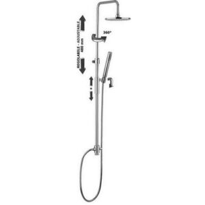 ZCOL622CR MASTER TOP Colonna doccia regolabile MASTER PLUS con deviatore PAFFONI