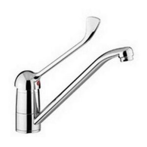 DU303CR Rubinetto miscelatore lavello monoforo canna orientabile tubo DUEMILA PAFFONI - immagine 1
