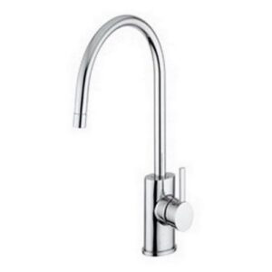 BR180CR Rubinetto miscelatore lavello monoforo canna tonda orientabile BERRY PAFFONI - immagine 1