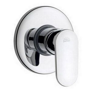 CA010CR Rubinetto miscelatore incasso doccia con piastra e attacchi 1/2'G CANDY PAFFONI