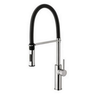 LIG179CRNO Rubinetto miscelatore lavello 'Professional' con doccetta ABS LIGHT PAFFONI - immagine 1