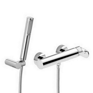 CA168DCR Rubinetto miscelatore doccia con supporto a muro snodato in ABS CANDY PAFFONI