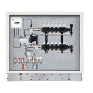 3691.09.70 Modulo di distribuzione preassemblato in kit da incasso 9 vie RBM - immagine 1
