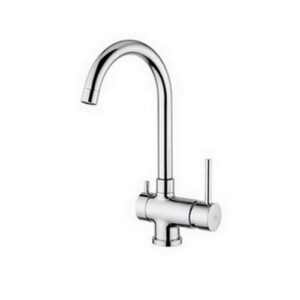 SK184CR Rubinetto miscelatore lavello canna tubo orientabile STICK PAFFONI