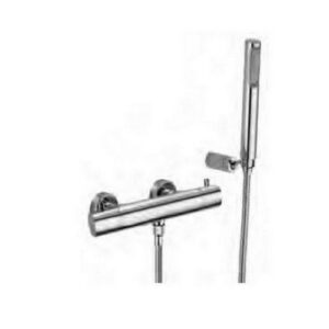 LIQ168EDCR Rubinetto miscelatore termostatico doccia ECOSTOP con supporto LIGHT PAFFONI - immagine 1