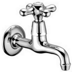 IRV209CR Rubinetto prolungatissimo 1/2' con rosone IRIS PAFFONI - immagine 1