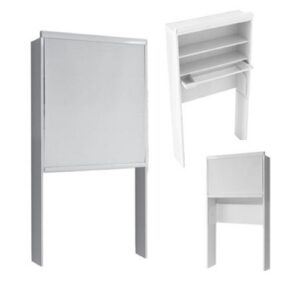 372102 Mobile lavanderia stenditoio 110x32xh217 Stender BIANCO COLAVENE - immagine 1