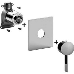 ROBOX010CR Set esterno Rubinetto miscelatore incasso doccia (1 uscita) ROCK PAFFONI - immagine 1