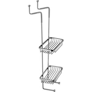 ZPOR008CR  Griglia a cestino in metallo RETTANGOLARE a 2 ripiani alto    PAFFONI - immagine 1