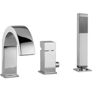 LES040CR  Rubinetto miscelatore bordo vasca con deviatore  LEVEL PAFFONI - immagine 1