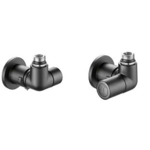 400303 Valvole HIGH-STYLE destra finitura nera 1/2” 23 p.1,5 1,27 1,37 CALEFFI - immagine 1