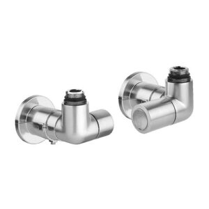 400305 Valvola termostatizzabile e detentore High-Style per termoarredi con attacchi a doppia squadra 1/2" - Destra CALEFFI - immagine 1