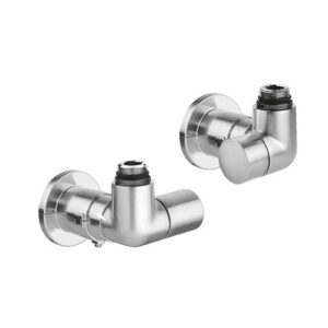 400405 Valvola termostatizzabile e detentore High-Style per termoarredi con attacchi a doppia squadra 1/2" - Sinistra CALEFFI - immagine 1