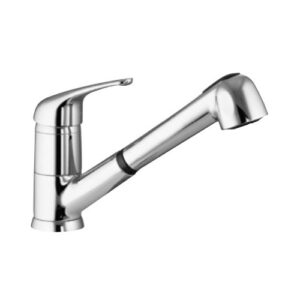 4012240C0 Monocomando lavello con bocca girevole 100° doccia estraibile 2 getti GATTONI