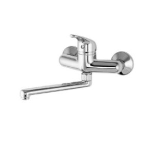 4025040C0 Miscelatore lavello a parete con bocca girevole H2OMIX 4000 CUCINA GATTONI