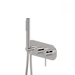 4269E.21.018 Parte esterna gruppo doccia da incasso completo di doccetta e deviatore a 2 uscite cromo NEWFORM