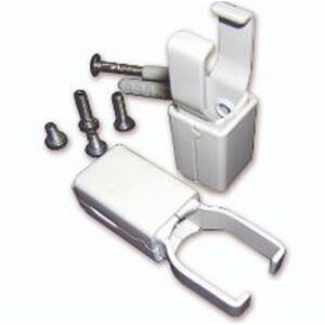 510006 Fissaggio A Bandiera Bianco (2Pz.) IDEAL CLIMA