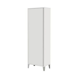 527043 Colonna armadio portascopa 60x35x170cm laccato bianco mondo FERIDRAS - immagine 1