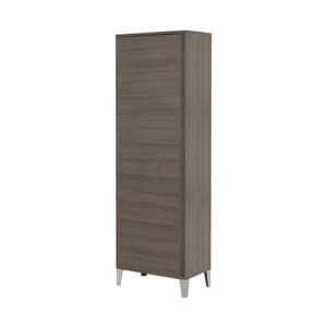 527045 Colonna armadio portascopa 60x35x170cm rovere scuro mondo FERIDRAS - immagine 1