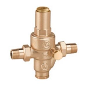 536075 Riduttore di pressione di secondo stadio con cartuccia estraibile 1 1/4" e attacco manometro 1/4" F CALEFFI