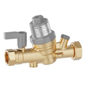539050H Riduttore di pressione con cartuccia intercambiabile Rp 3/4"F - 1"F calotta mobile CALEFFI