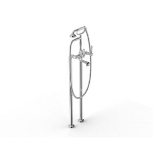 55020450A00CRCR Gruppo vasca da terra cromato  Classic Kent 803 ZAZZERI