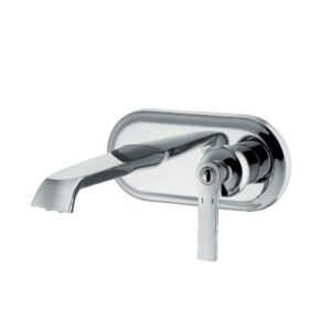 5600.5-C COLUMBIA MISCELATORE LAVABO INCASSO A PARETE OTTONE VSA - immagine 1
