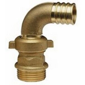 3094.50 RACCORDO "EXCELSIOR" CURVO IN 3 PEZZI SEDE CONICA GIALLO 1.1/4 X Ø 40