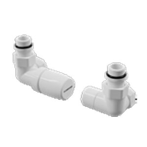 5991990334030 Kit valvola corner salvaspazio sx termostatizzabile bianco attacco multistrato Ø 16 KRISTAL