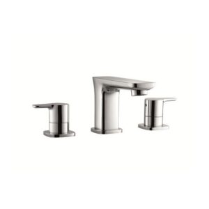 6019.3 YUKON MISCELATORE VASCA/DOCCIA A 3 FORI MONTATO A BORDO VASCA OTTONE VSA - immagine 1