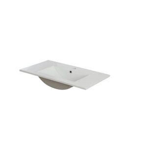 606002-1 Lavabo consolle in ceramica a filo 80cm FERIDRAS